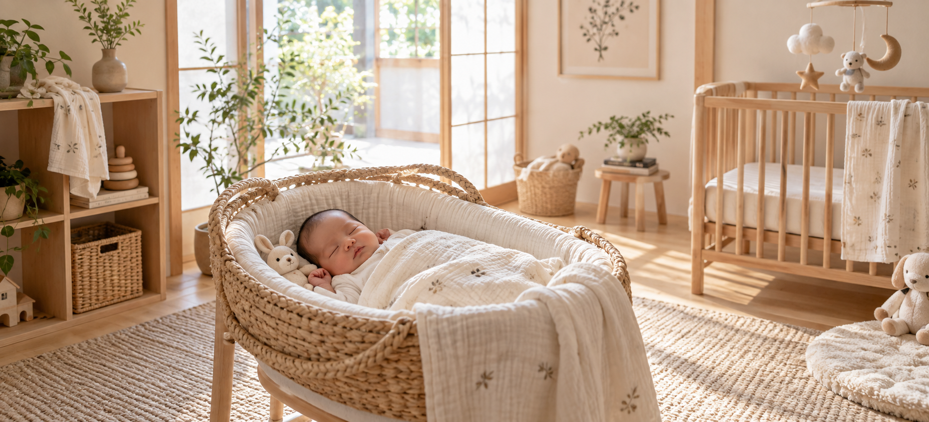 Khoảnh khắc chăm sóc bé trong gia đình